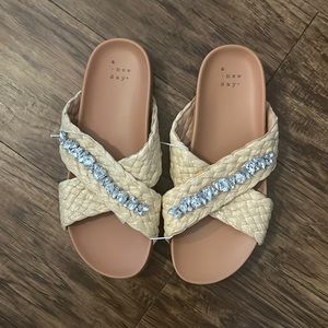 A New Day Woven Slide Sandals